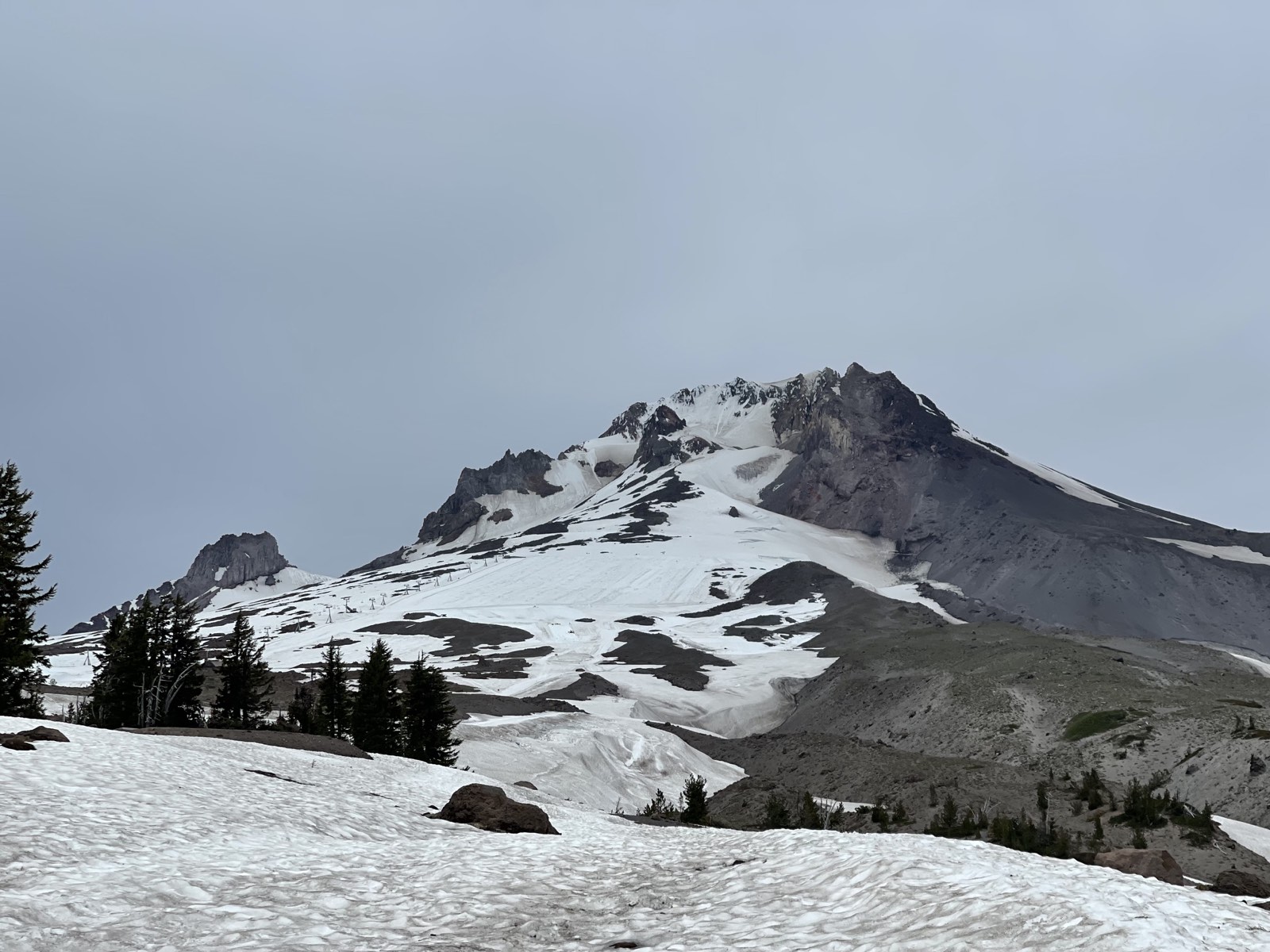 Timberline Lodge at the start of the hike