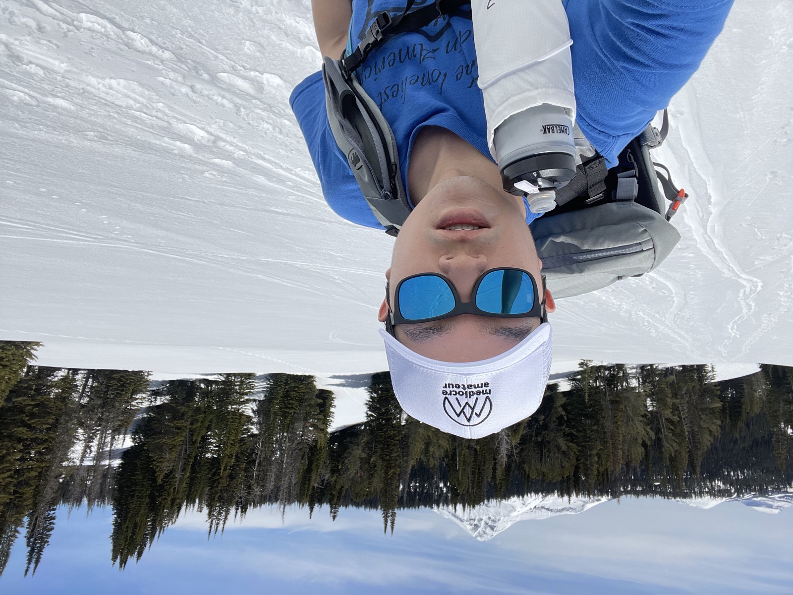 Touring uphill through Beehive Basin in late spring