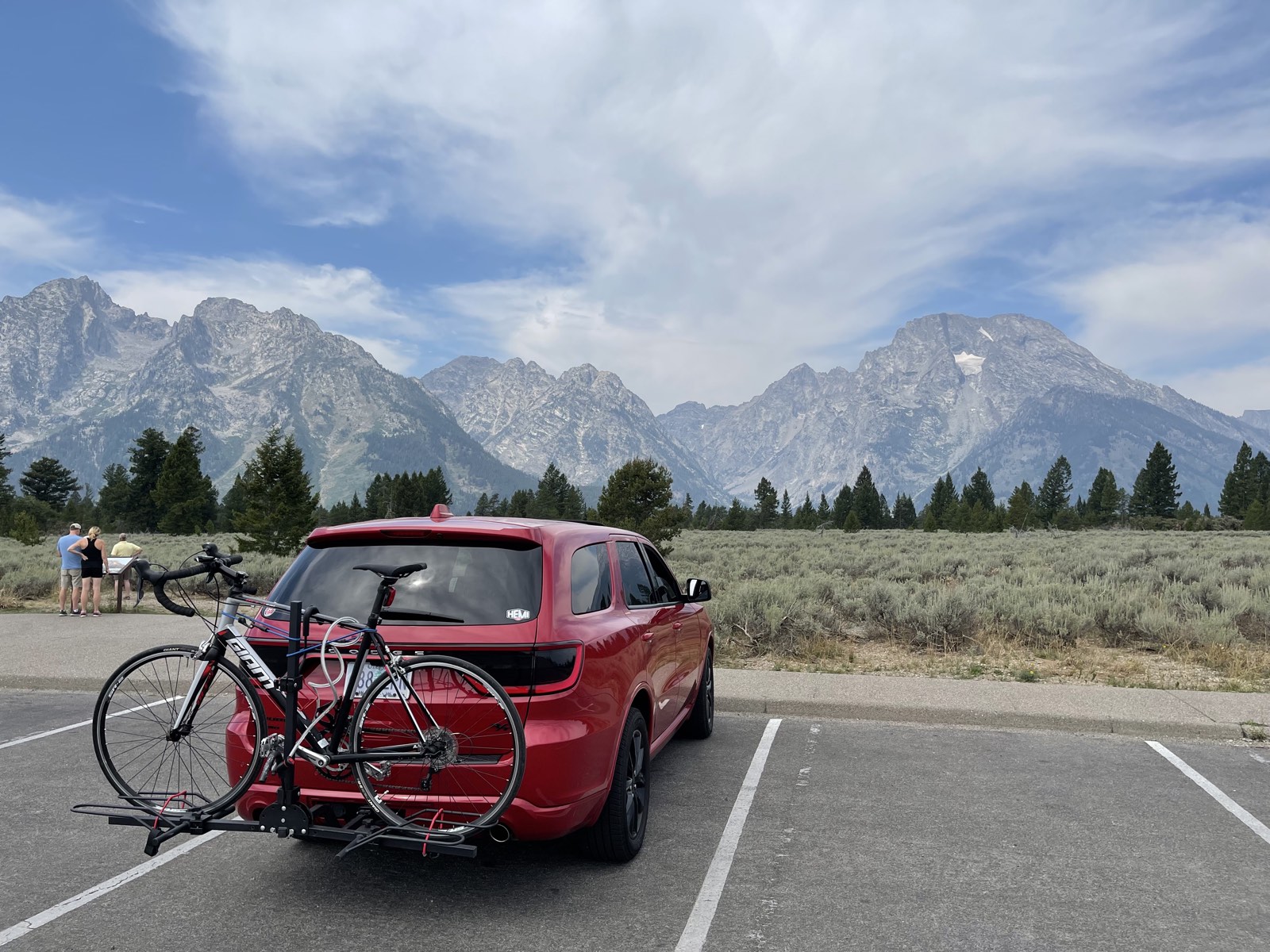 The start of the bike trail at the trailhead