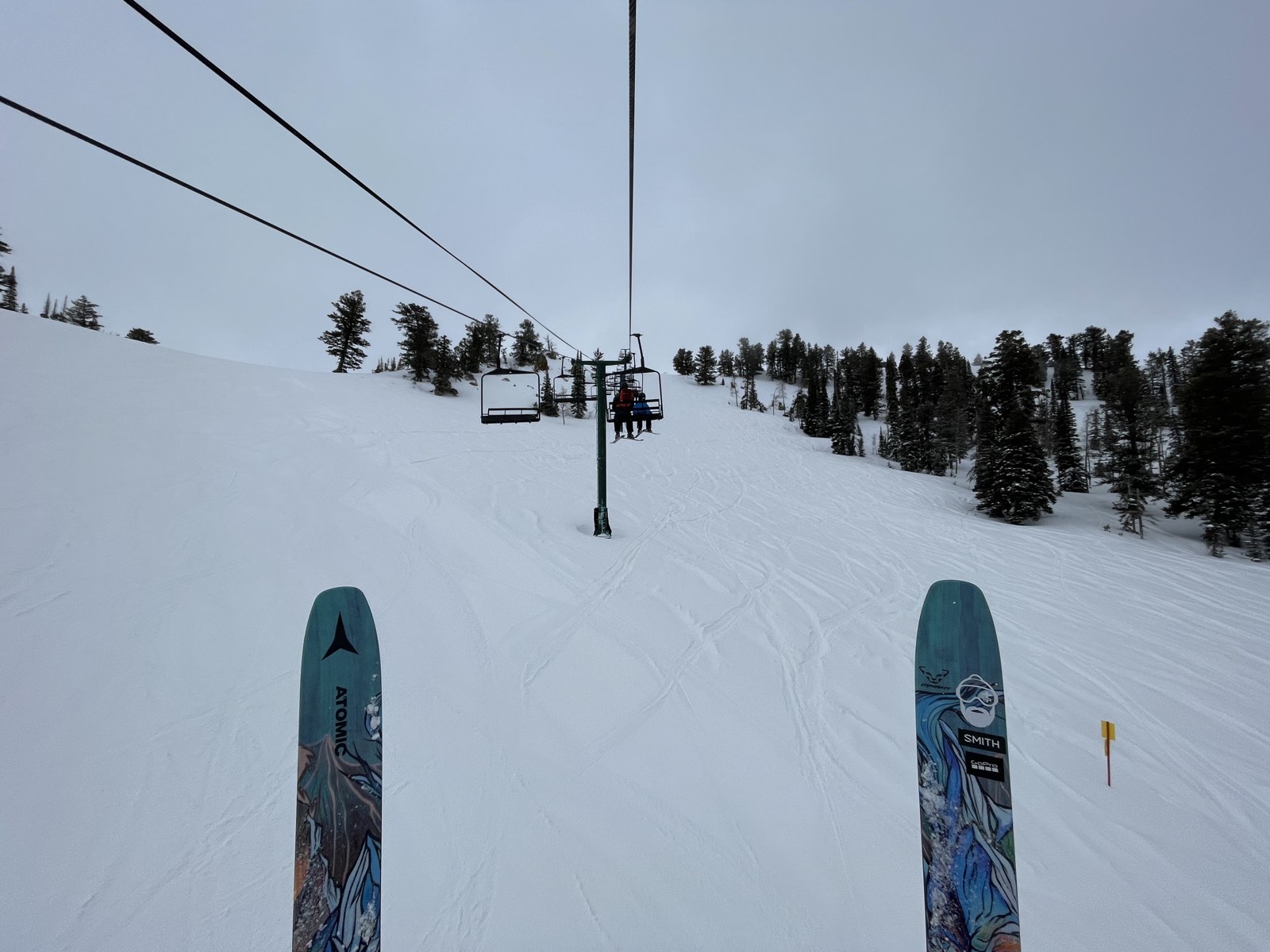 Empty slopes at Powder Mountain