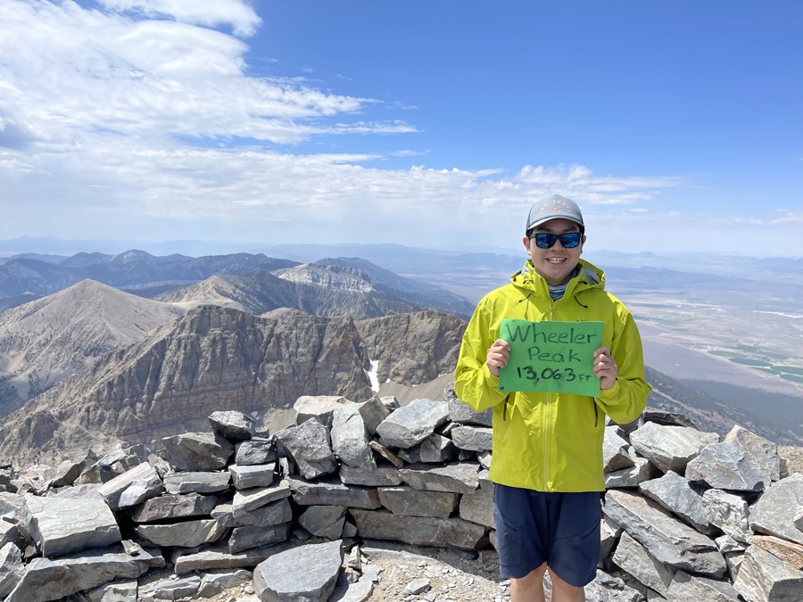 Wheeler Peak rising above Great Basin National Park